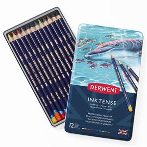 Derwent Inktense 12 Pencil Tin
